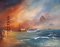 World of Memories - Arcadia 2013 by Philip Gray - Limited Edition Canvas on Board sized 34x27 inches. Available from Whitewall Galleries